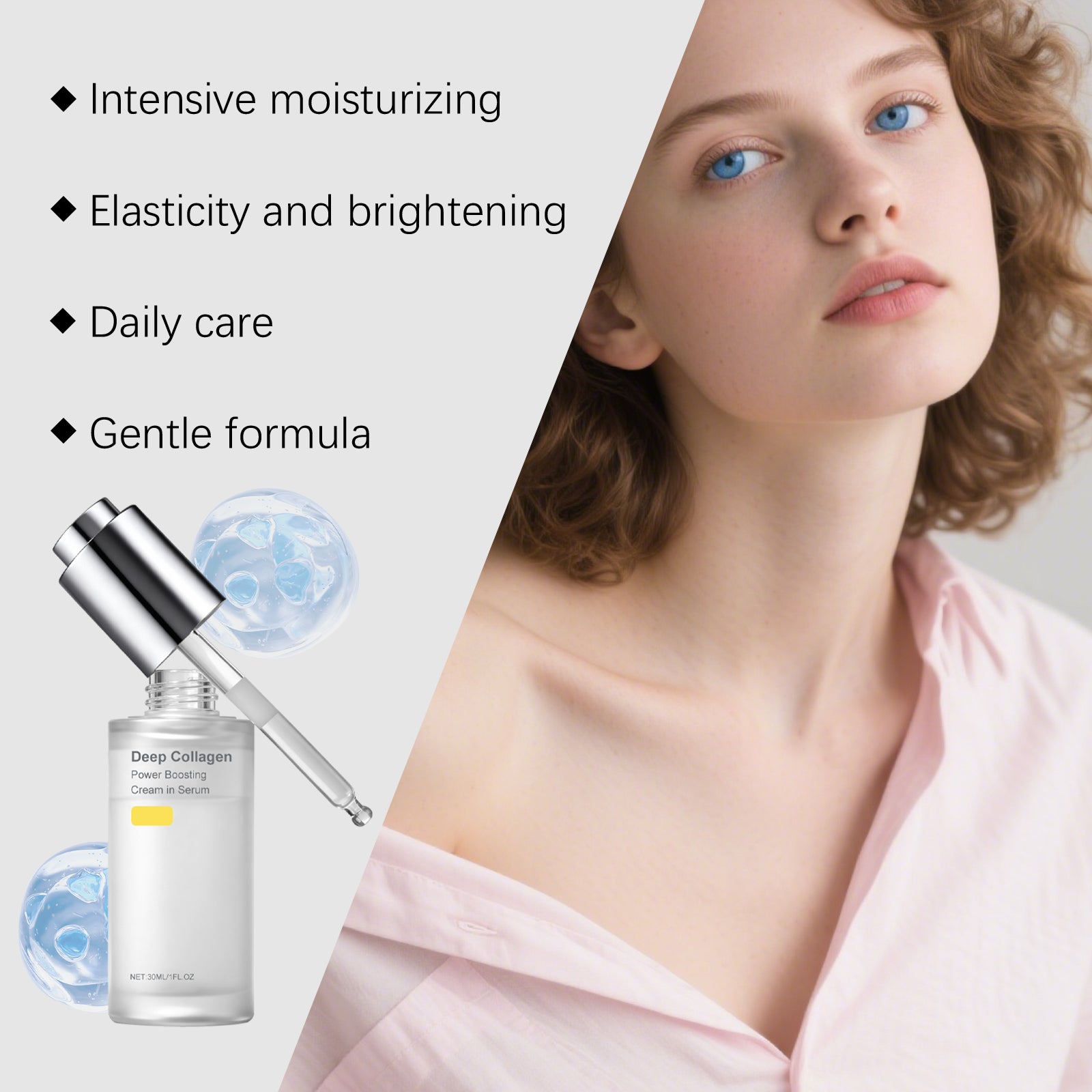 AMZ Collagen Moisturizing Essence Nourishes And Hydrates The Facial Skin