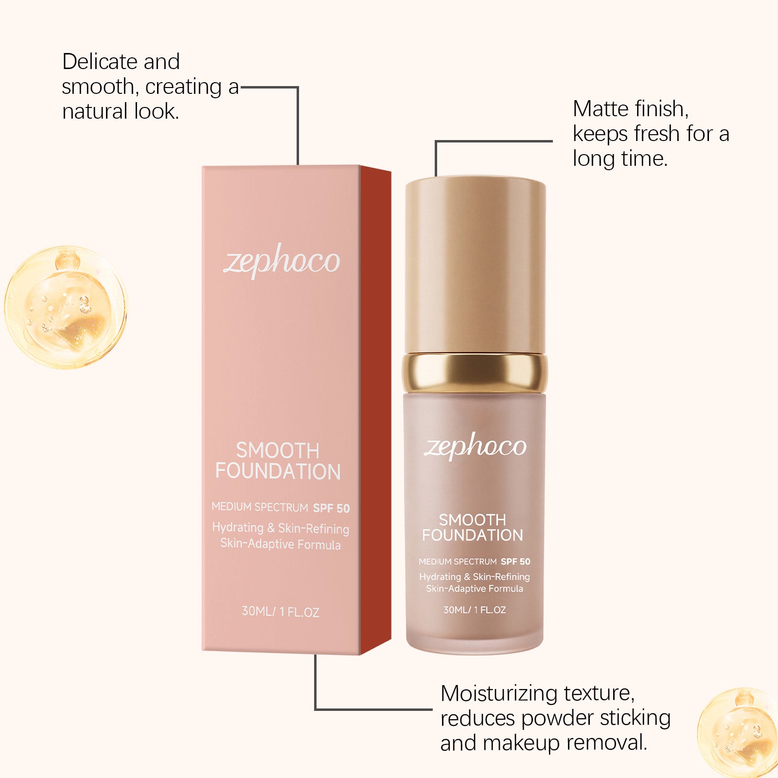 EELHOE Temperature-Protecting Foundation Liquid With A Hydrating And