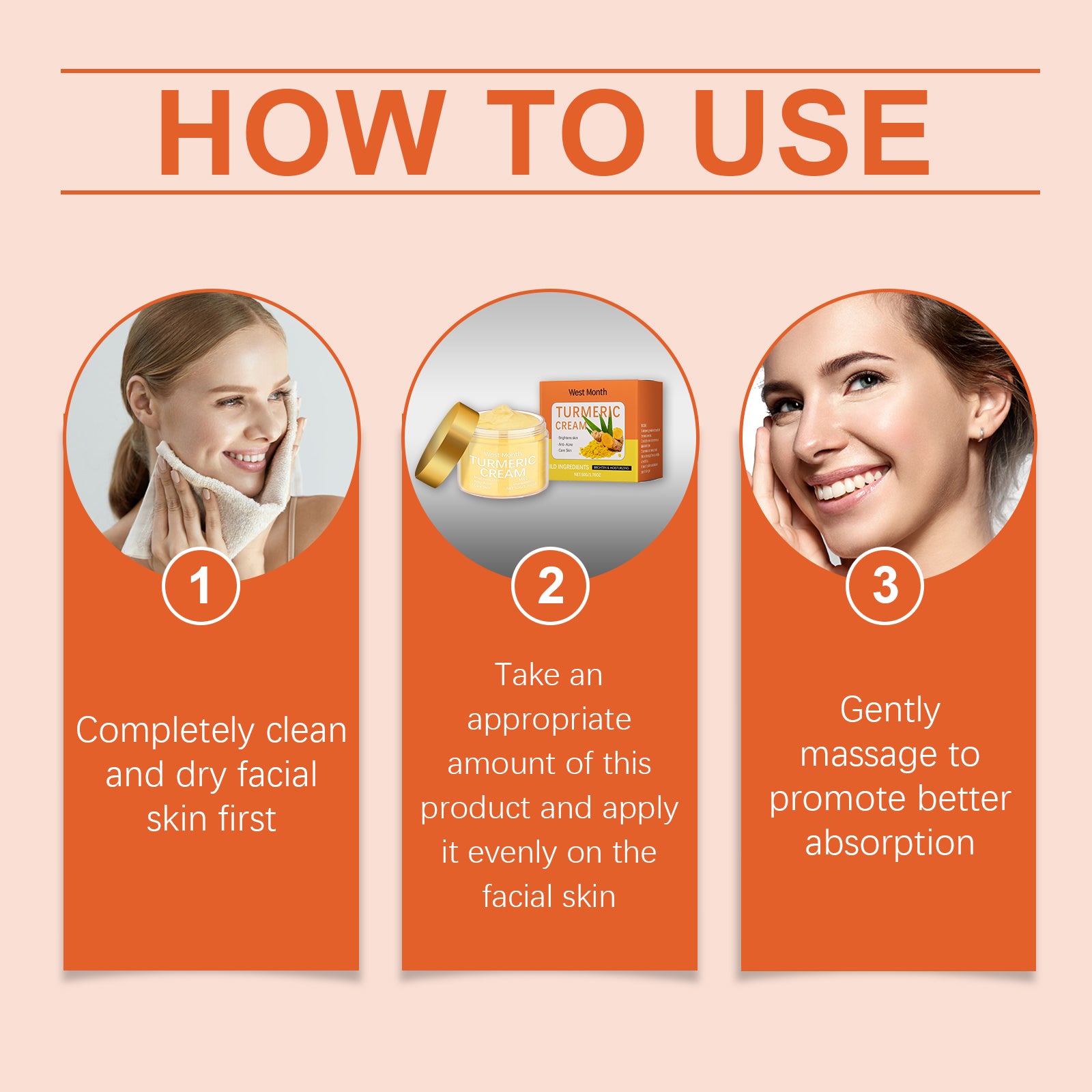 West & Month Turmeric Moisturizing Face Cream