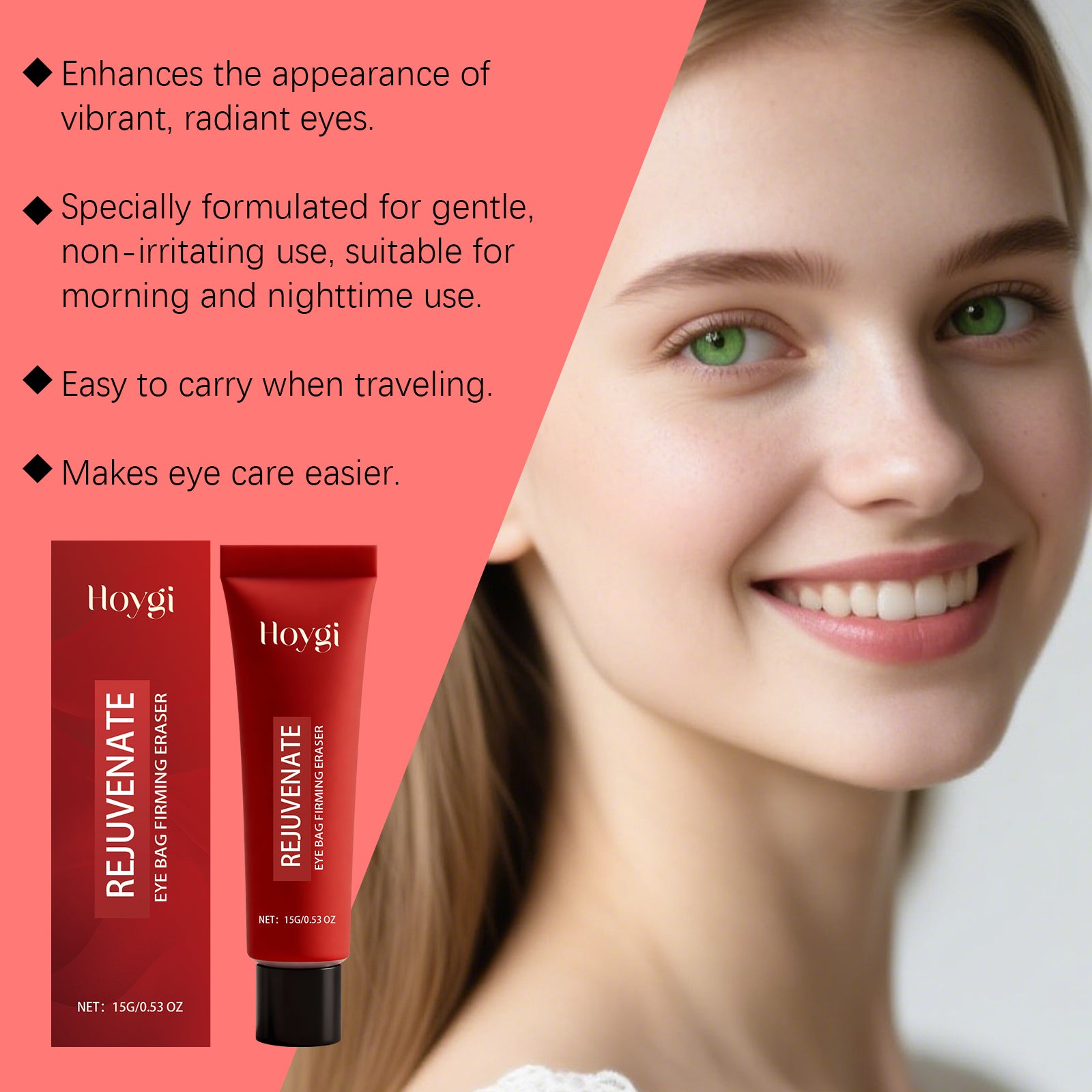 Hoygi Eye Moisturizing Gel Gently Nourishes The Skin Around The Eyes And