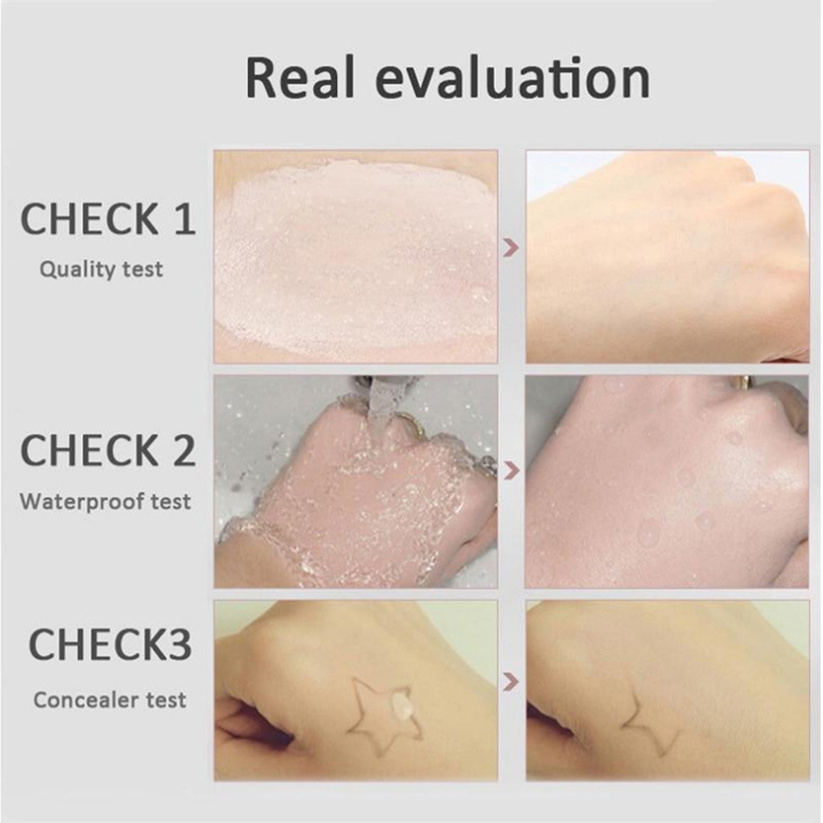 EELHOE Concealer Color Change Liquid Foundation Concealer Long-Lasting