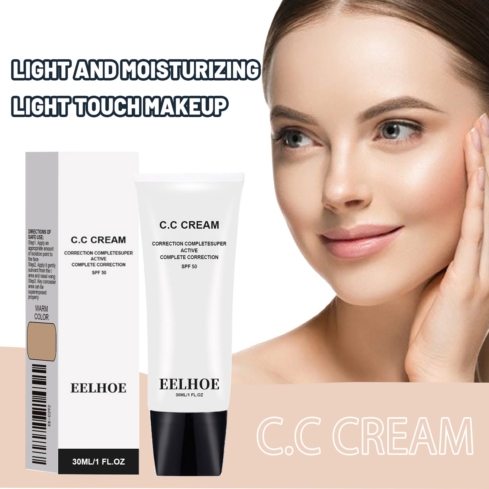 EELHOE Pre-Primerm, Primer Moisturize Skin Concealer Lighten Skin Tone Soft
