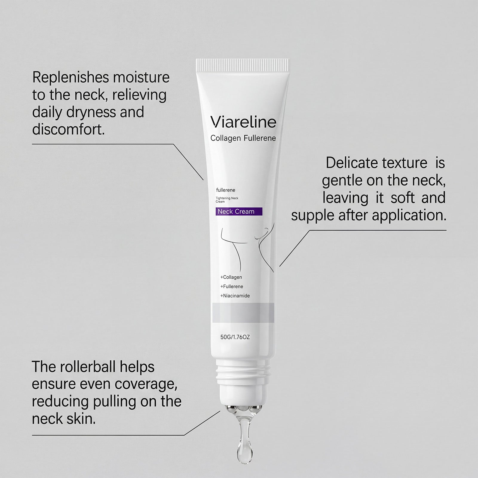Viareline Collagen Moisturizing Neck Cream