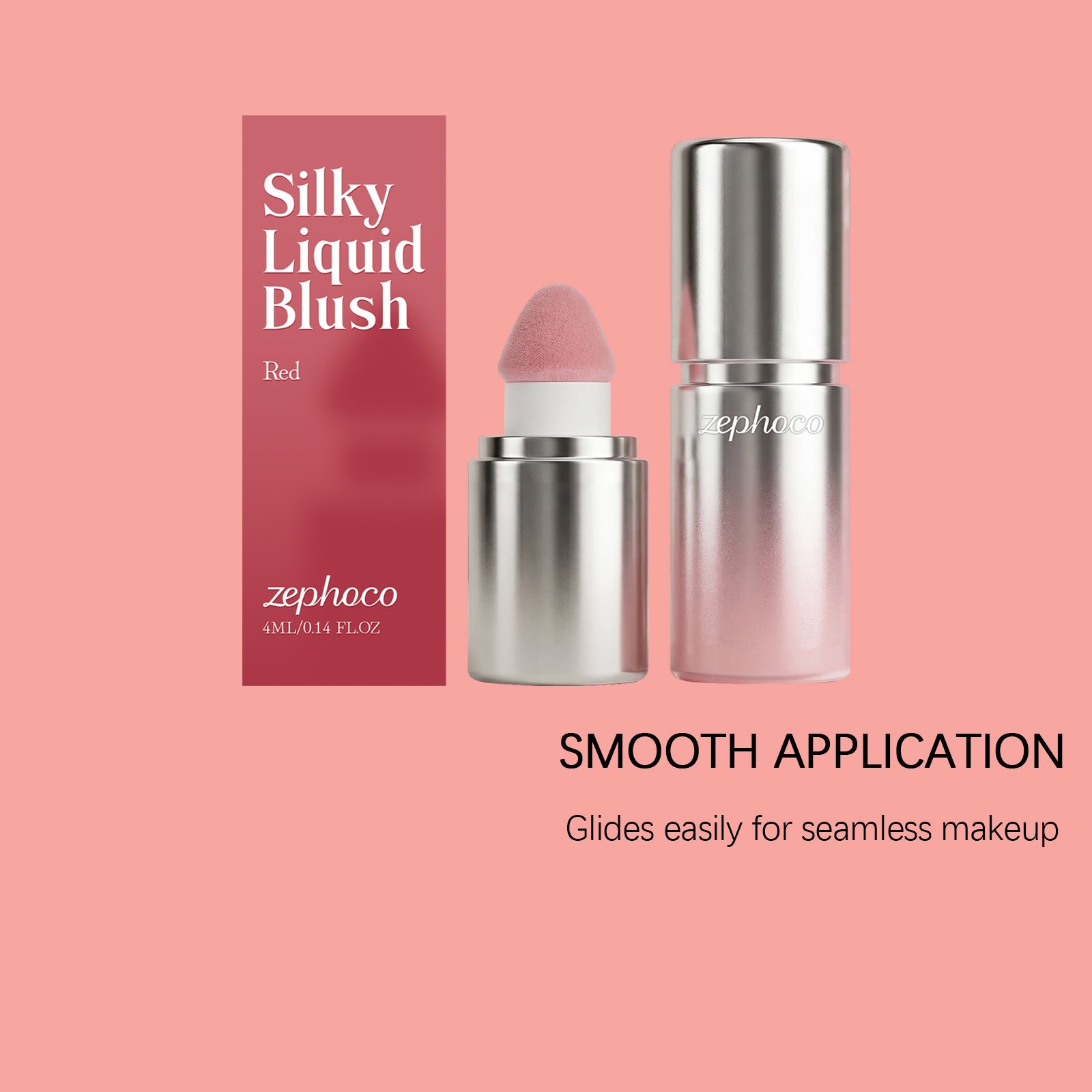 Zephoco Red Smooth Liquid Blush
