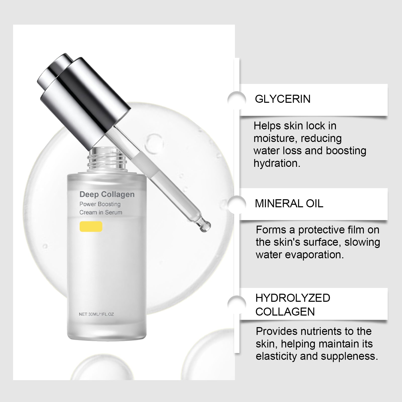 AMZ Collagen Moisturizing Essence Nourishes And Hydrates The Facial Skin