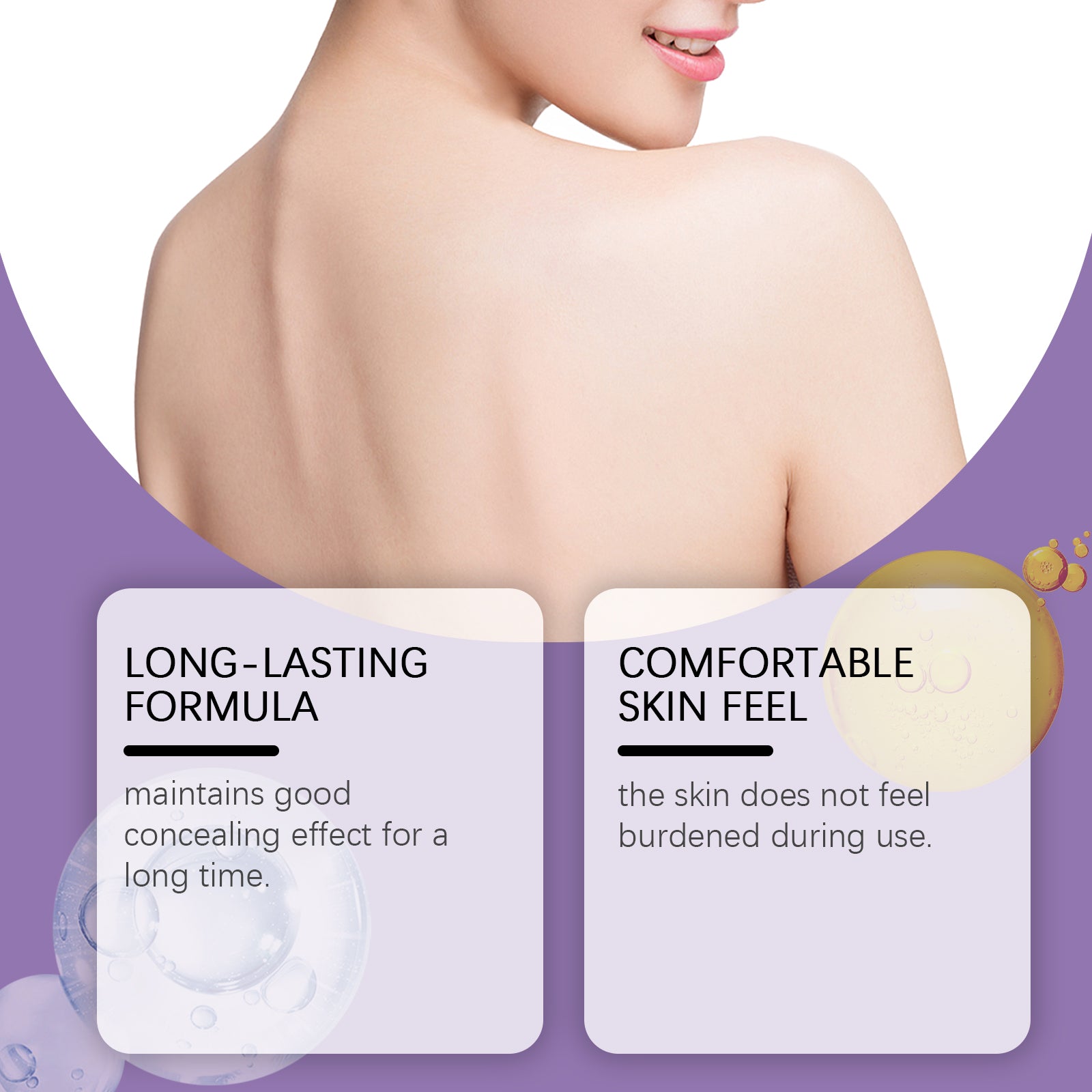 AMZ Brown Body Concealer Care Cream Covers Blemishes Evenly