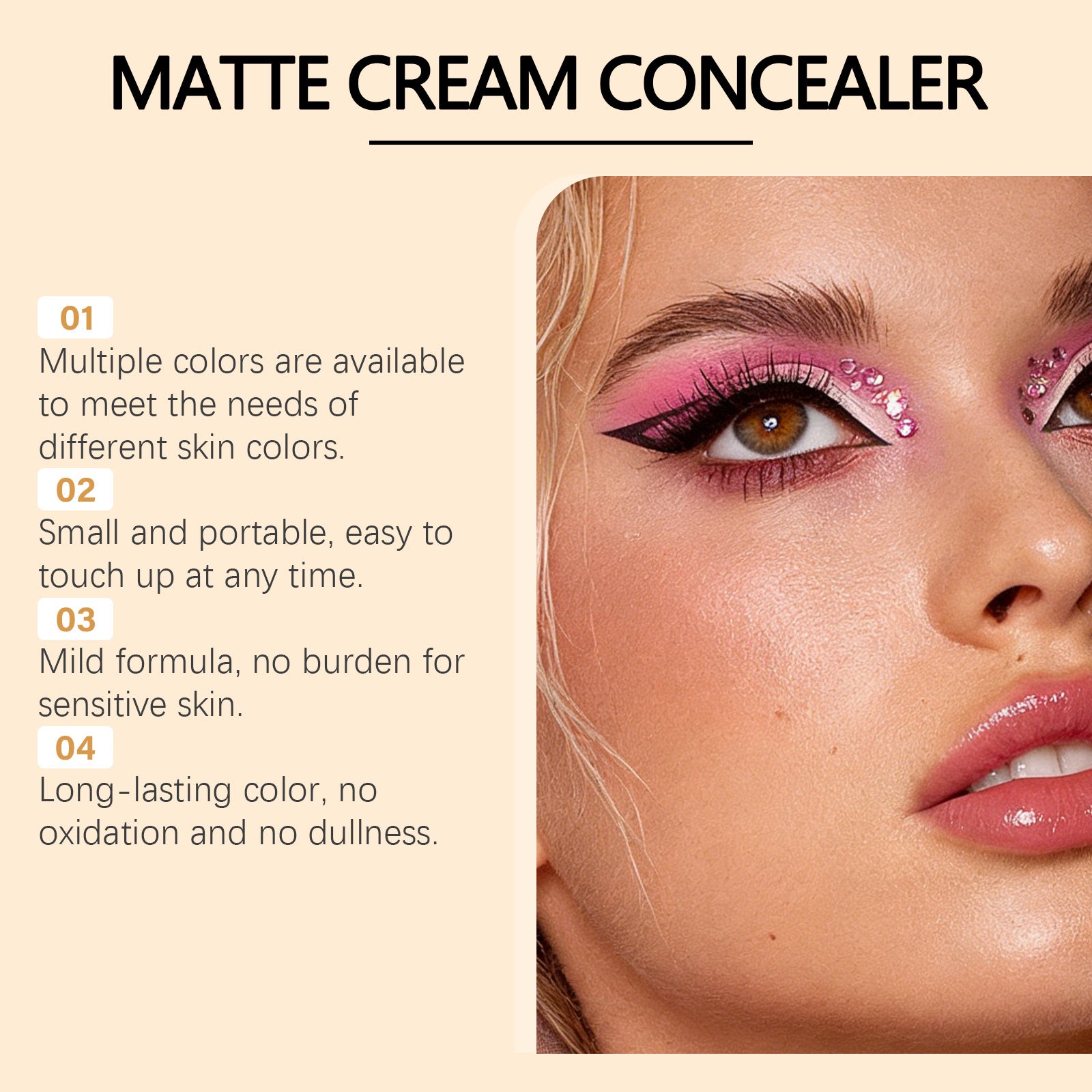 Zephoco Dark Series Soft Mist Gradient Concealer