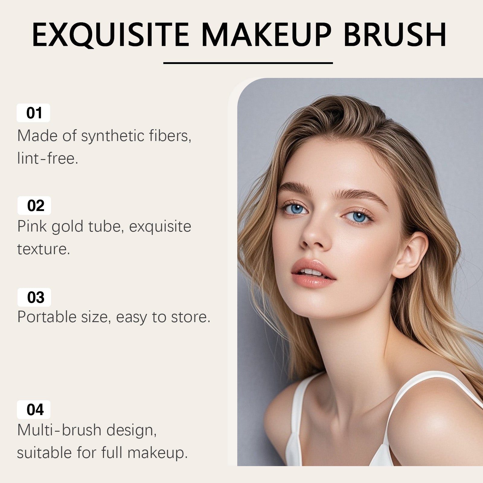 TORVIKX Traceless Makeup Brush Set