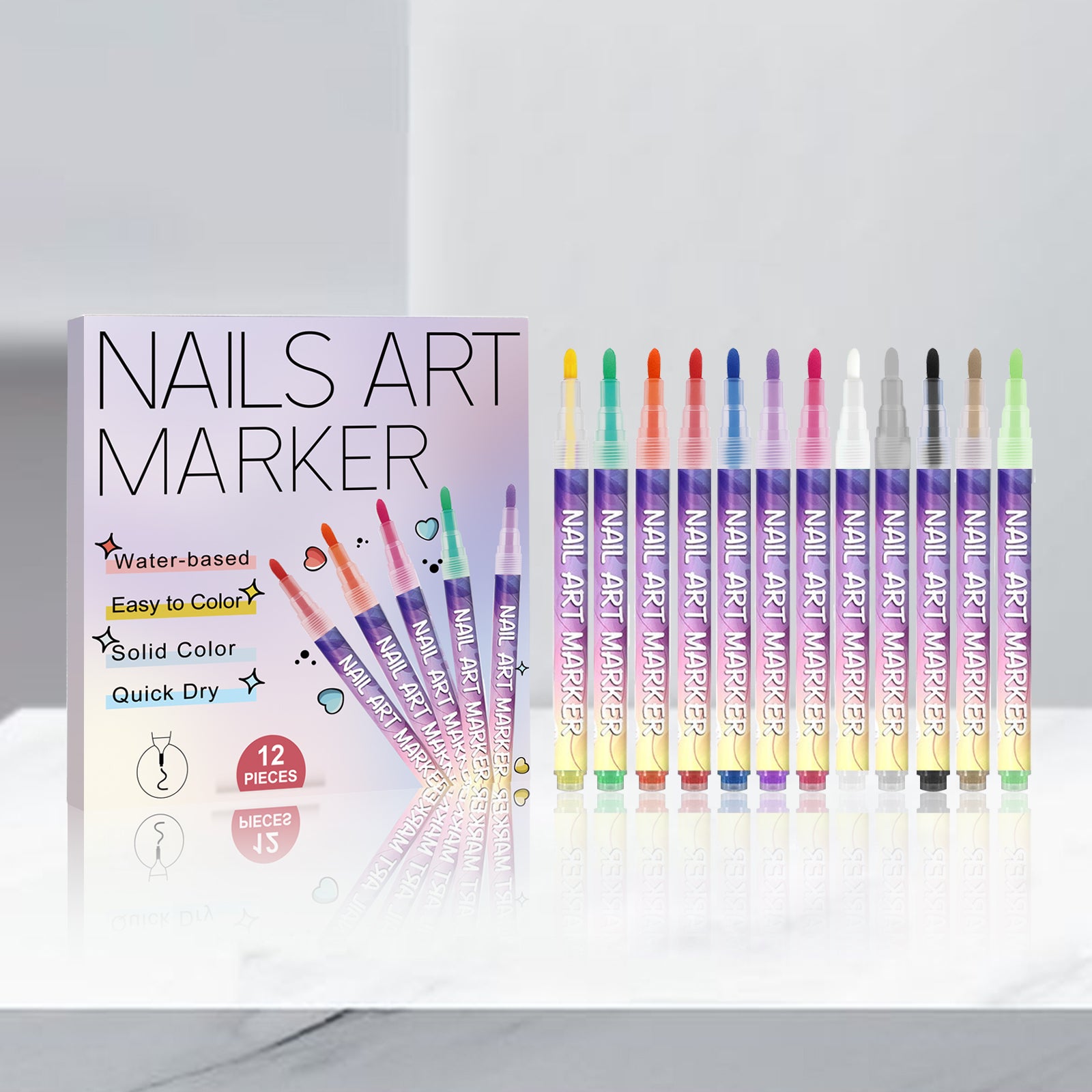 AMZ Diy Nail Art Graffiti Pen