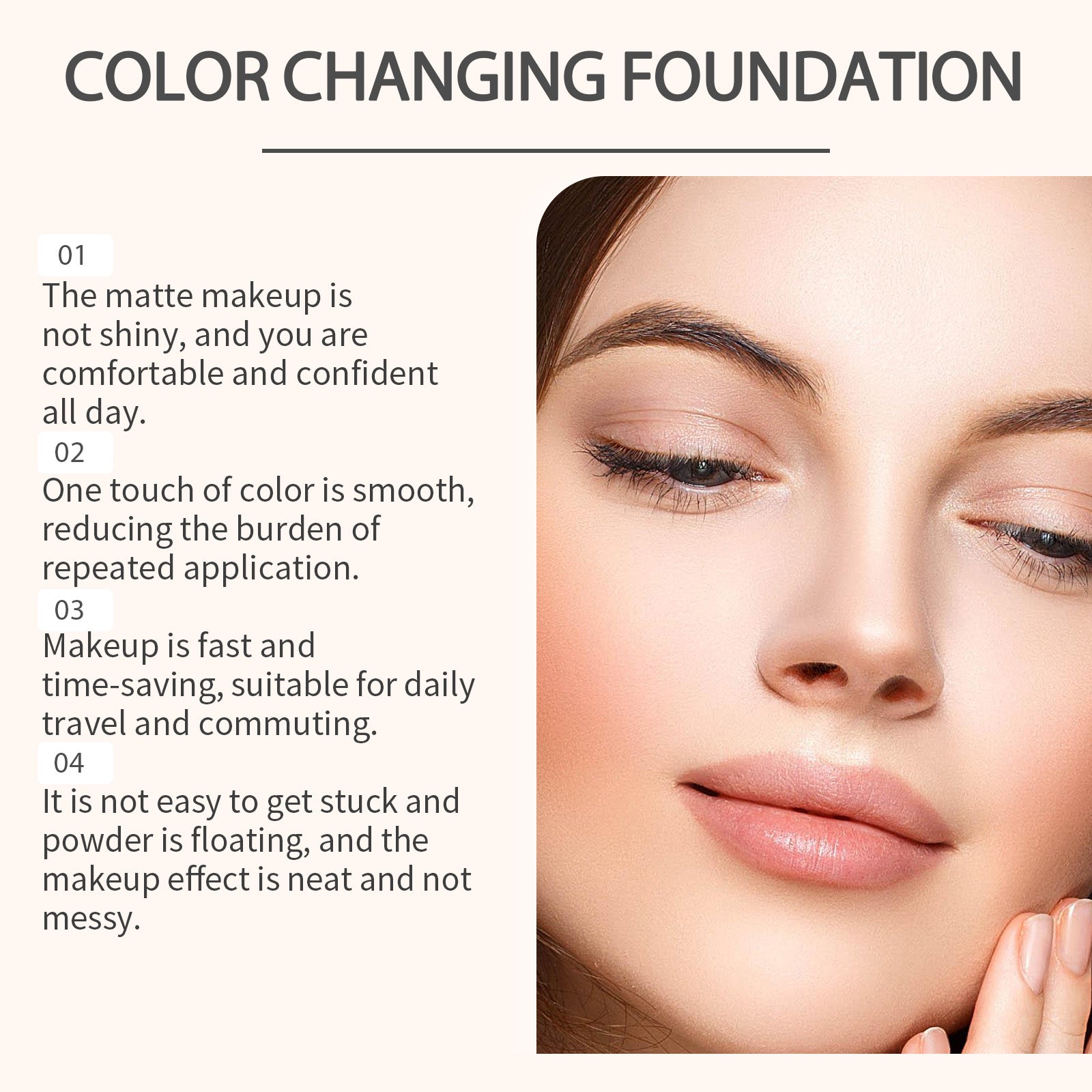 EELHOE Temperature-Protecting Foundation Liquid With A Hydrating And