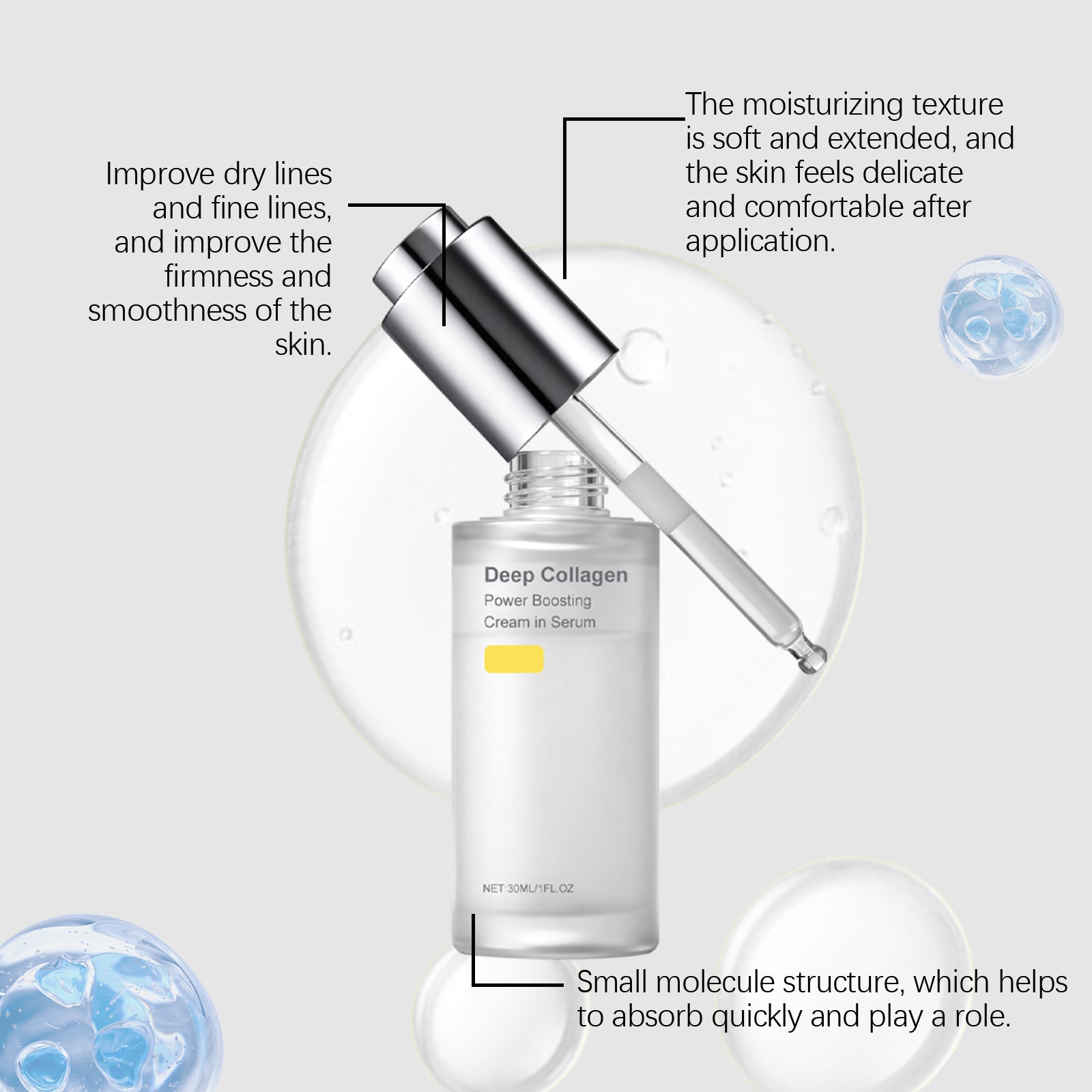 AMZ Collagen Moisturizing Essence Nourishes And Hydrates The Facial Skin