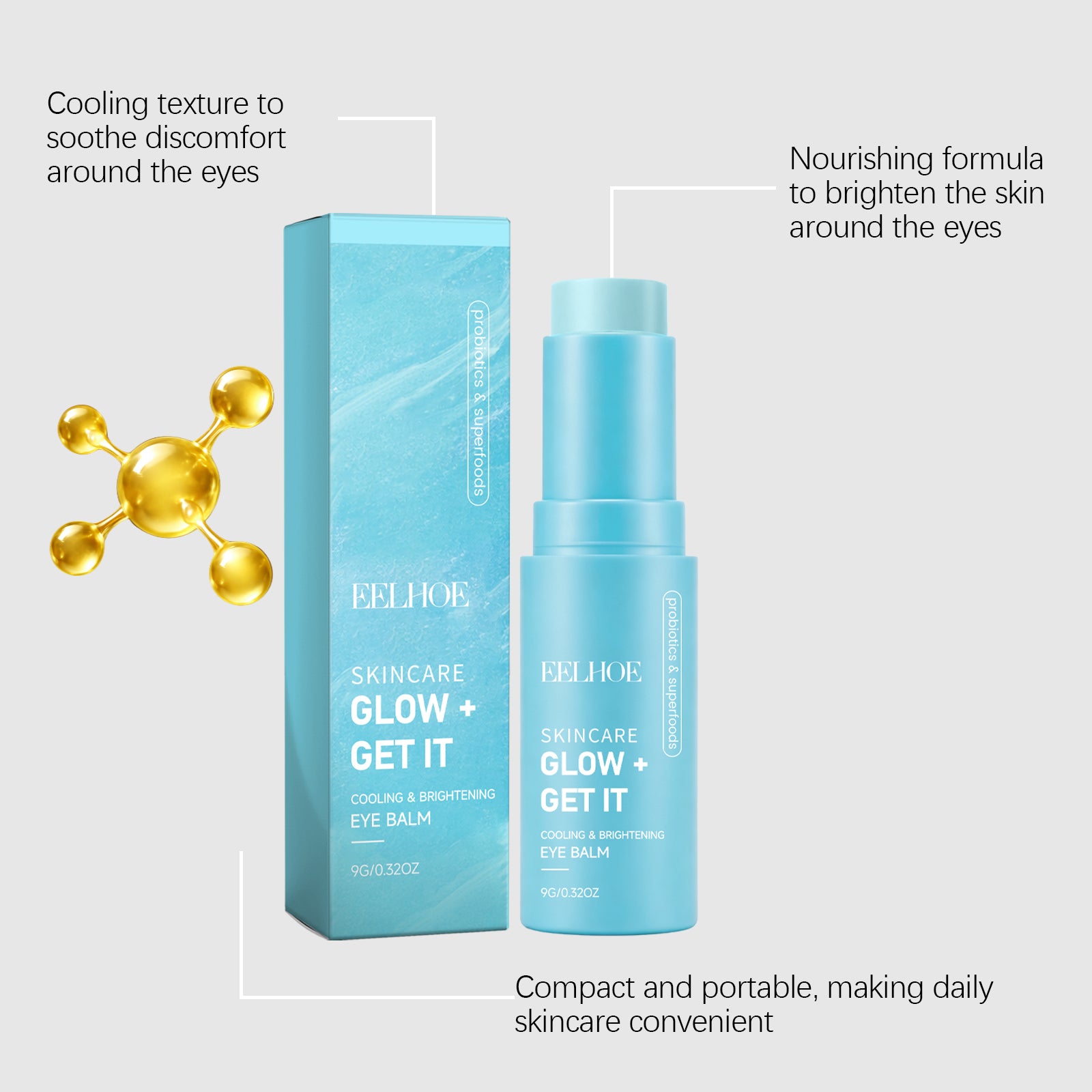 EELHOE Brightening Moisturizing Eye Cream Stick