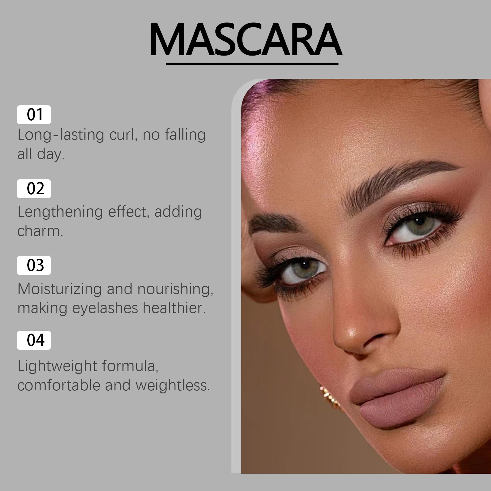 AMZ Mascara Takes Care Of The Base Of Eyelashes Naturally And Lastingly