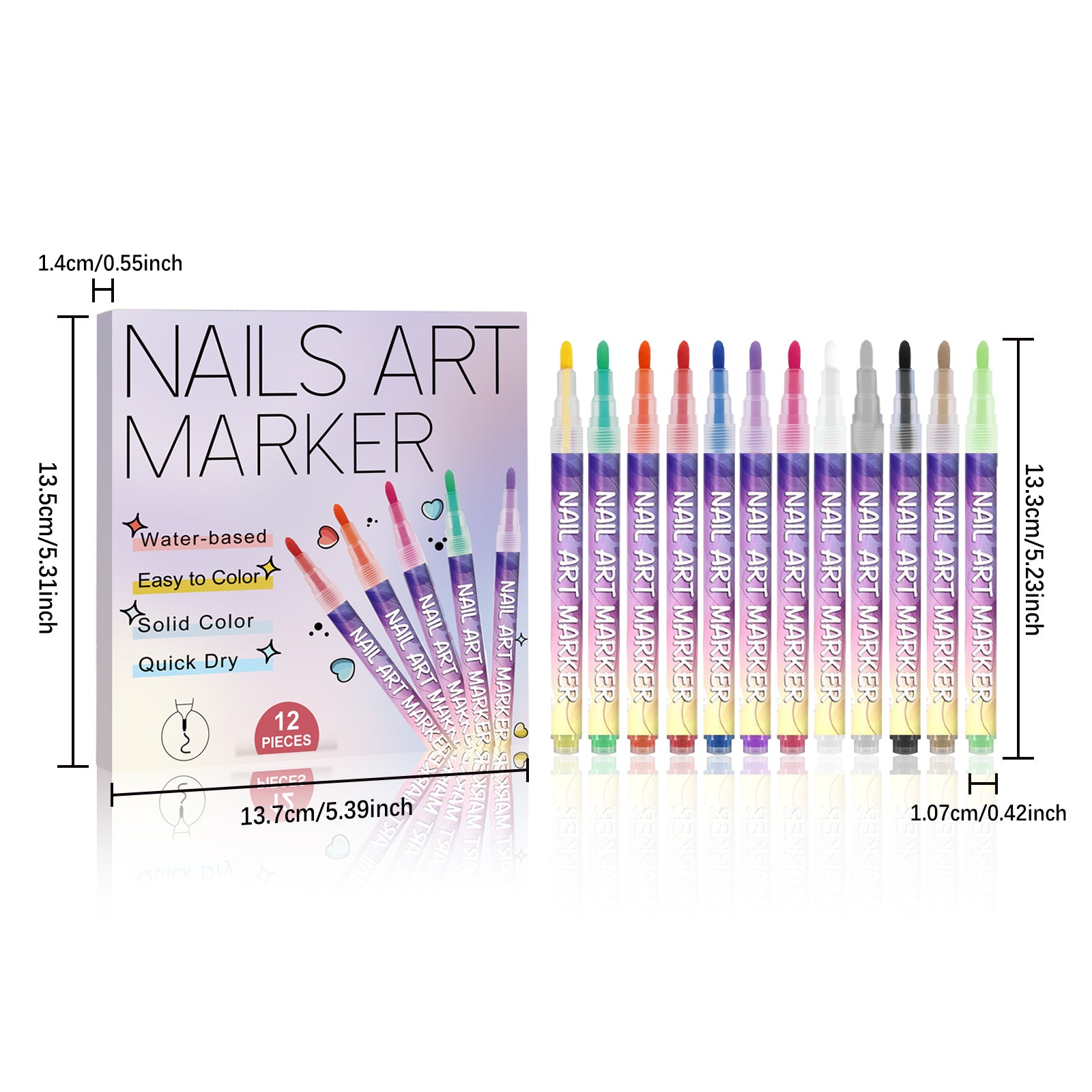 AMZ Diy Nail Art Graffiti Pen