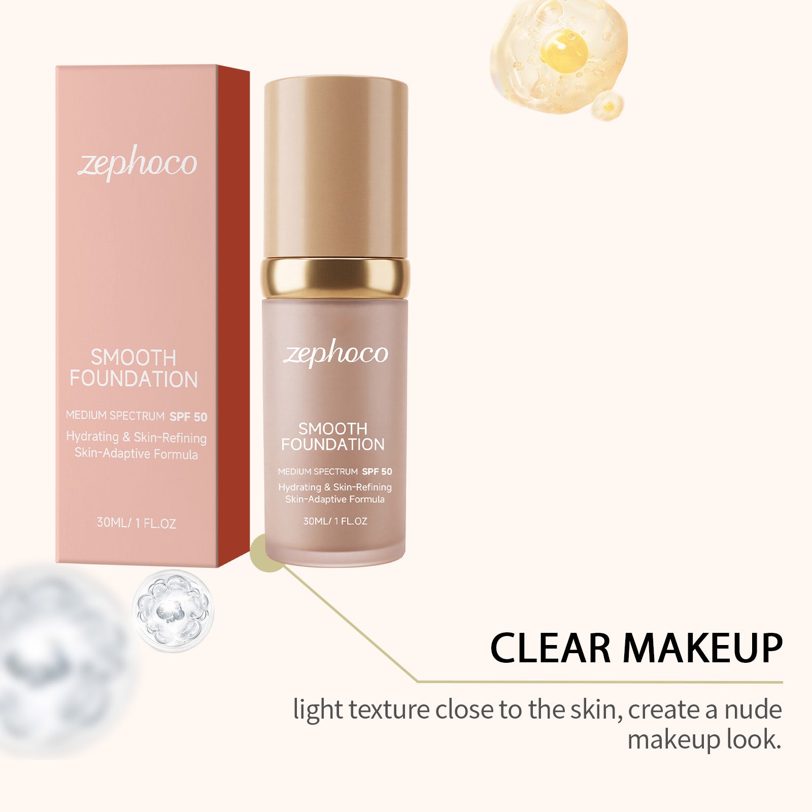 EELHOE Temperature-Protecting Foundation Liquid With A Hydrating And