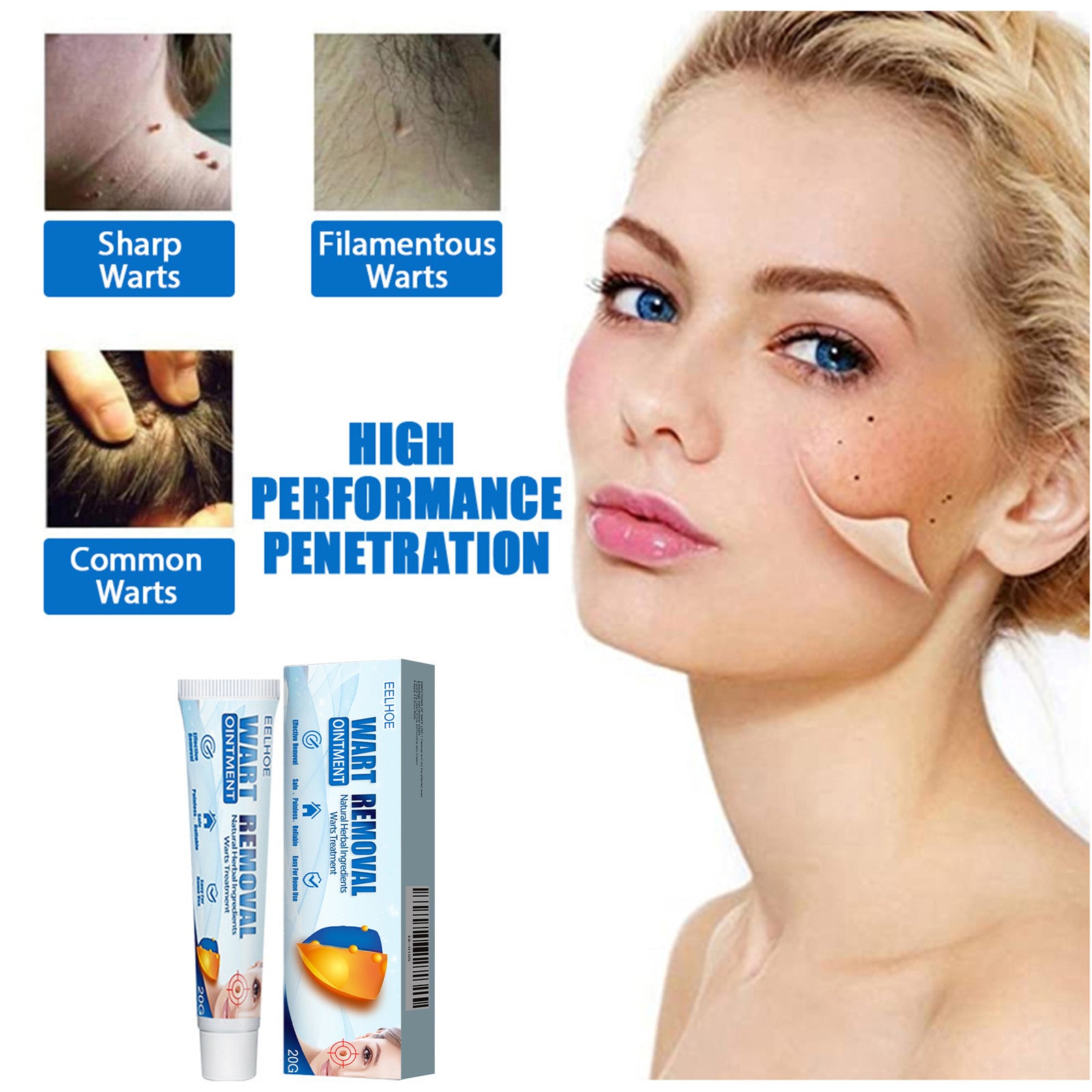 EELHOE Keyu Cream, Clean Skin Repair Care Body Face Remove Face Label Keyu