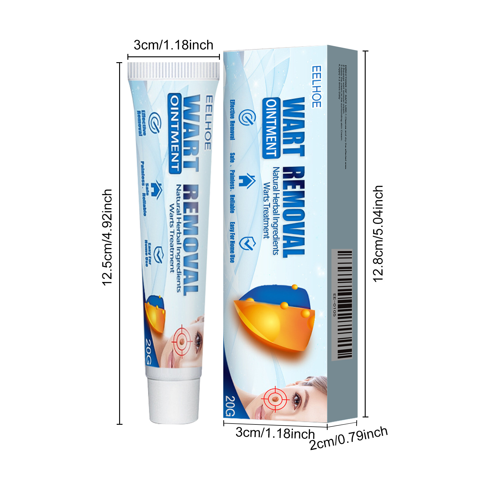 EELHOE Keyu Cream, Clean Skin Repair Care Body Face Remove Face Label Keyu