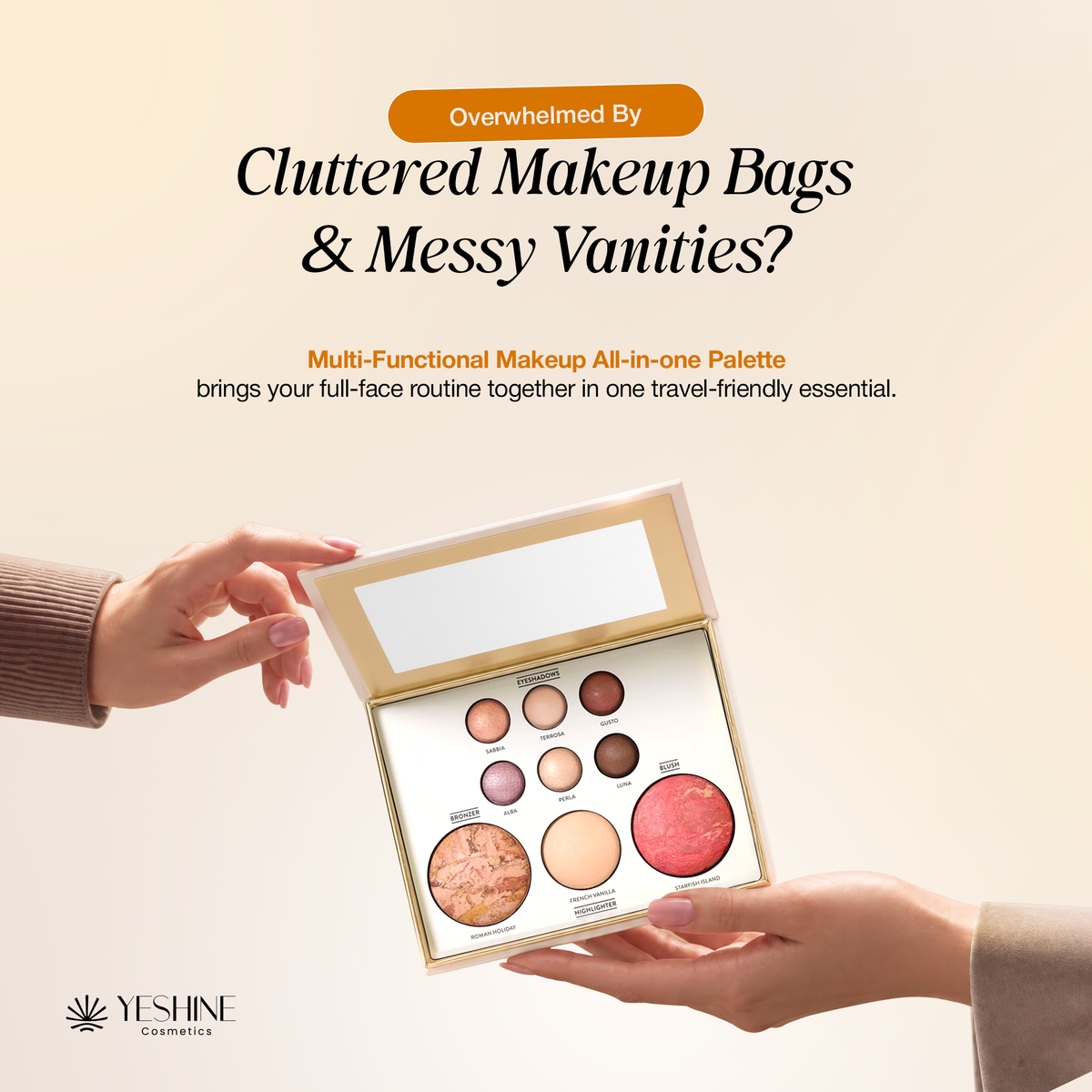 Gilded Multi-Function Makeup Palette