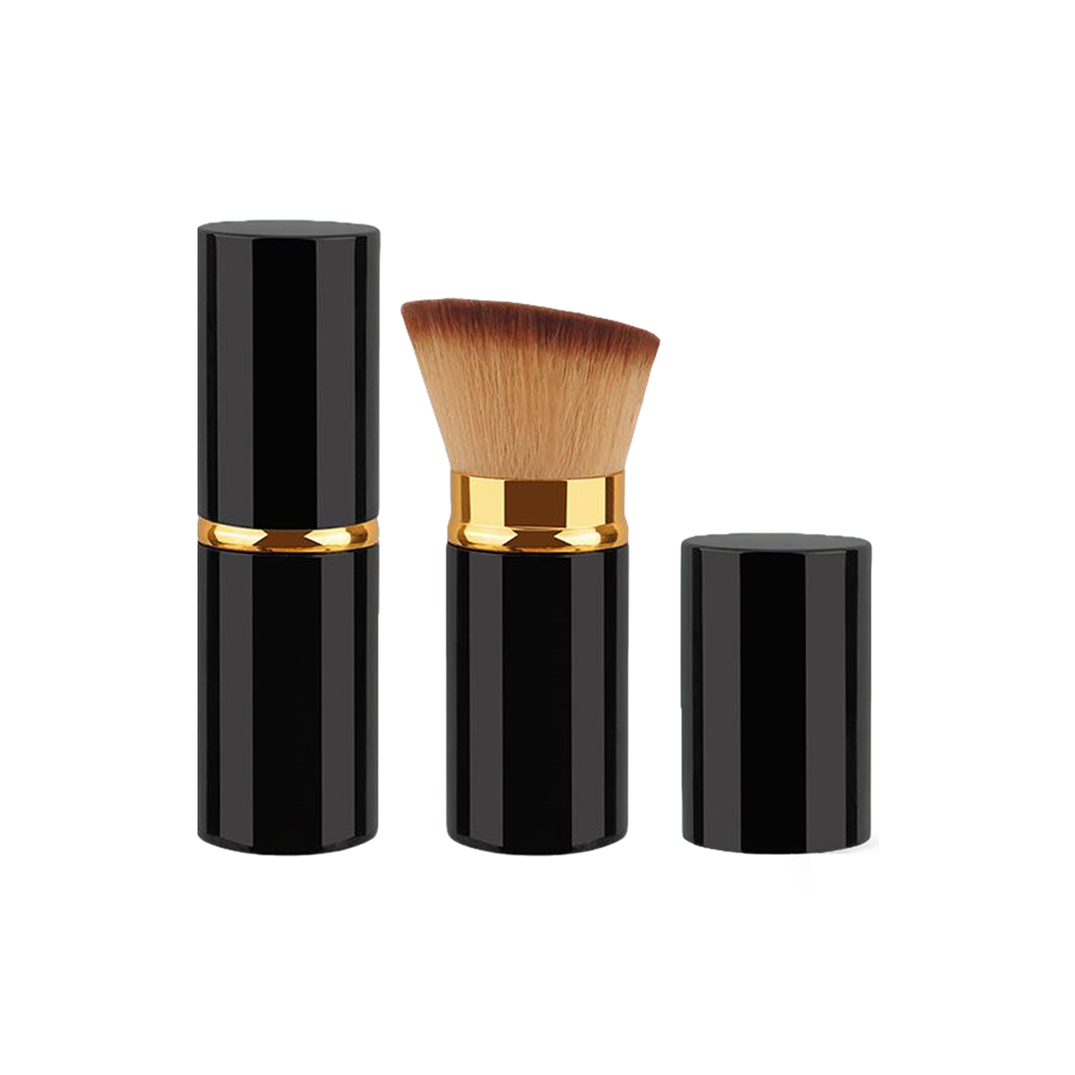 AMZ Large Black Golden Brown Bristle Brush