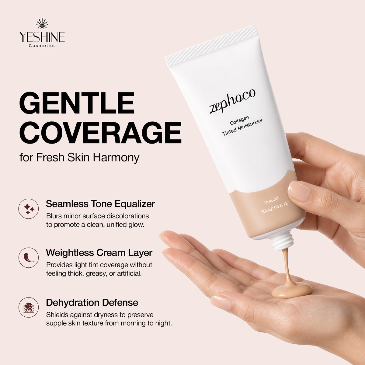 Moisturizing Hydrating Foundation - Dark