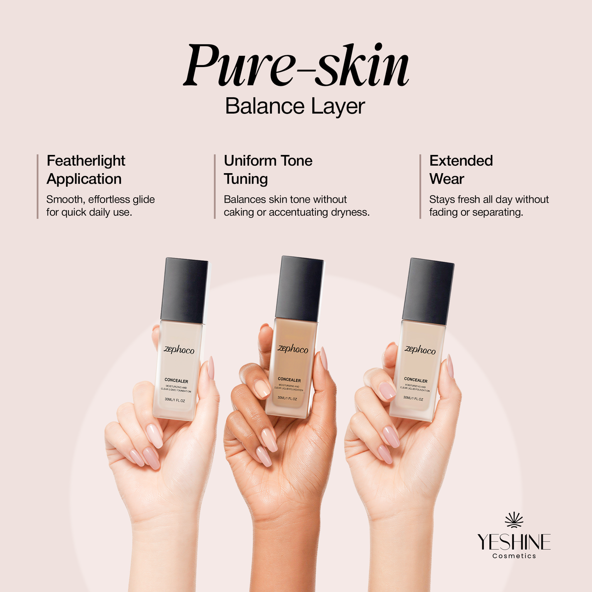 Moisturizing Liquid Foundation - Dark