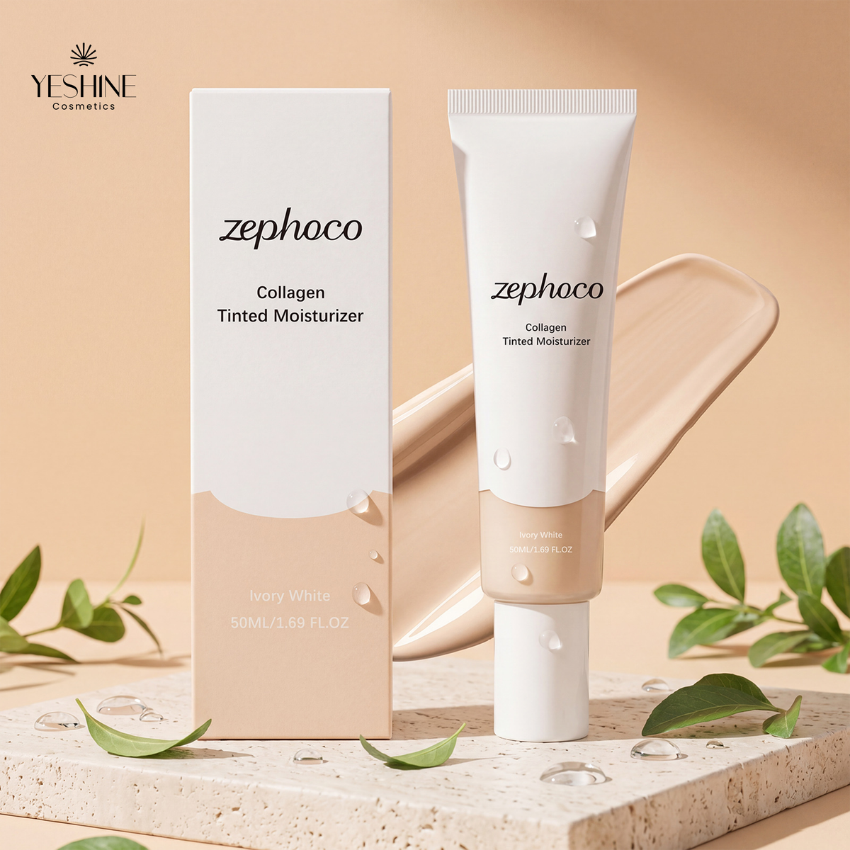 Moisturizing Hydrating Foundation - Ivory White