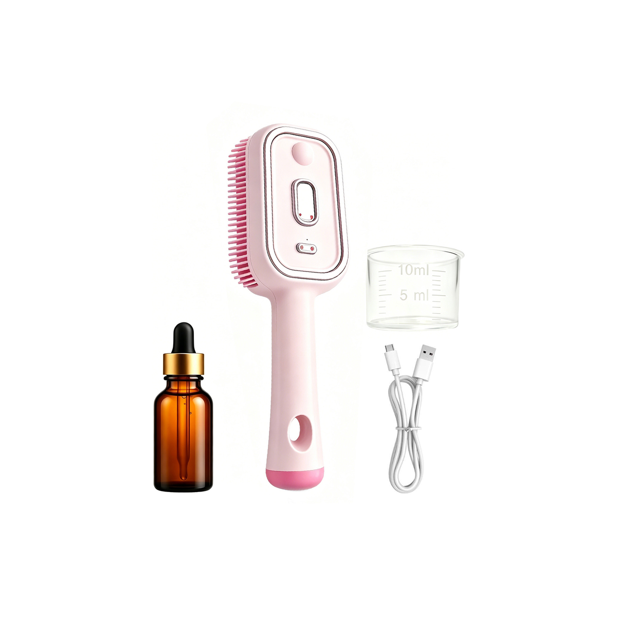 Xorita Electric Misting Massage Comb Set [Red Light + Essence + Measuring