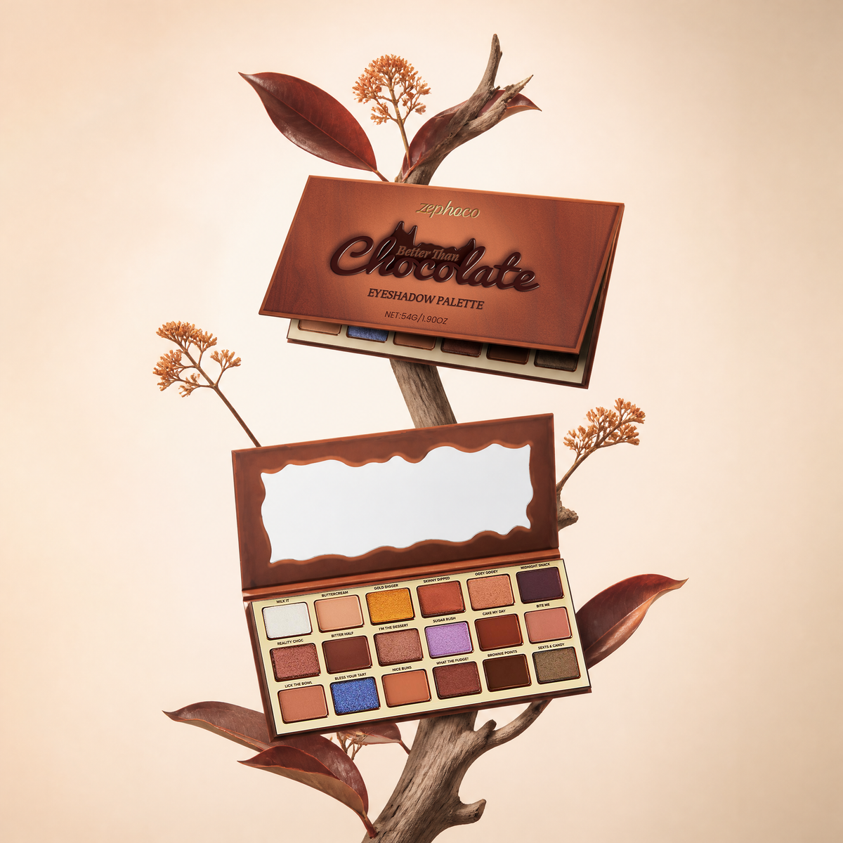 Chocolate-Tone Eyeshadow Palette