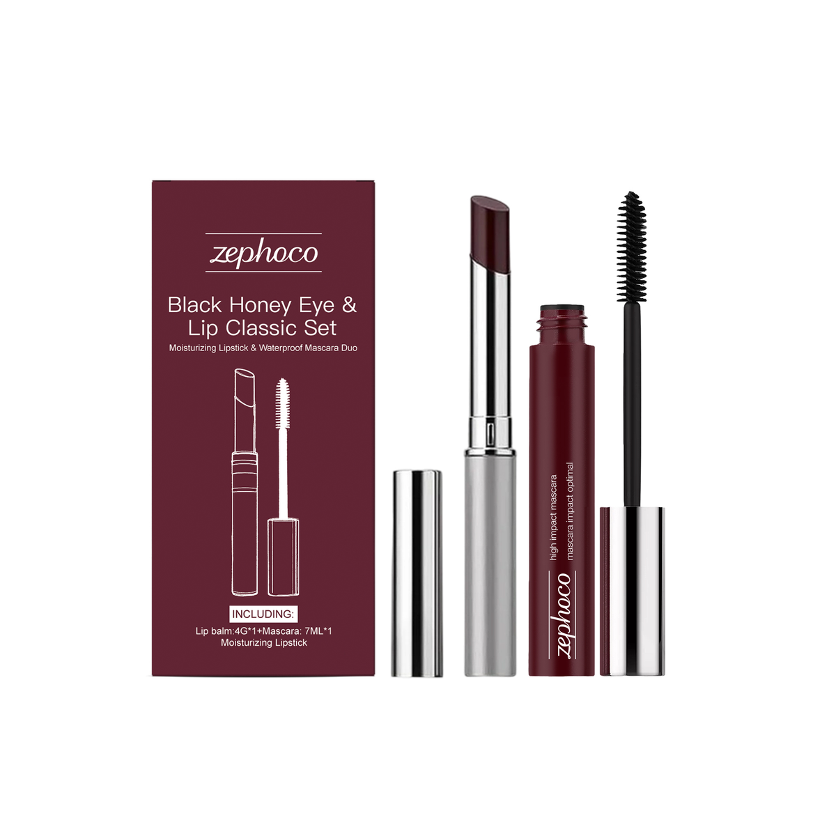 Black Honey Eye & Lip Makeup Set