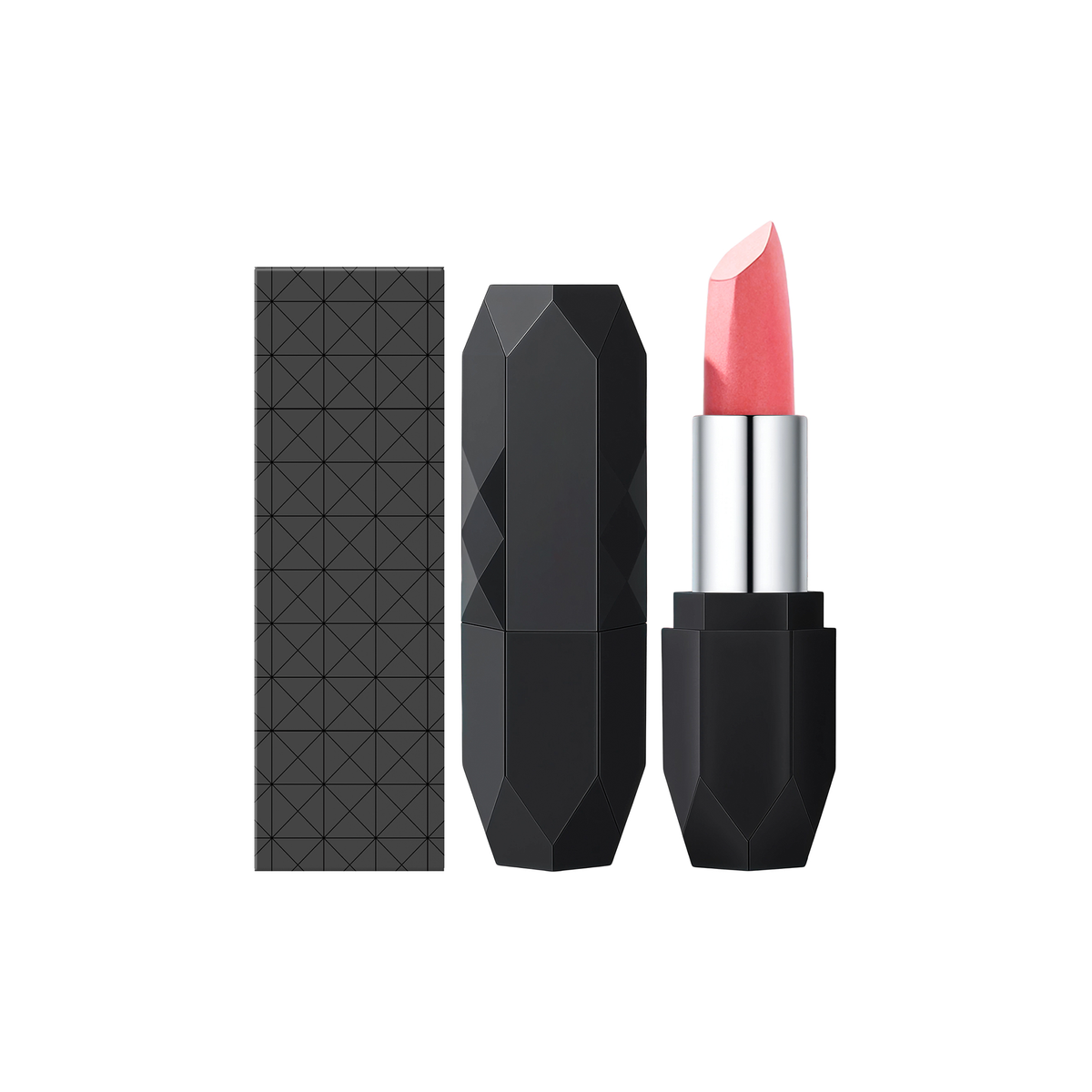 Zephoco Crystal Diamond Long-Wearing Lipstick (02#) Smooth And Fluid