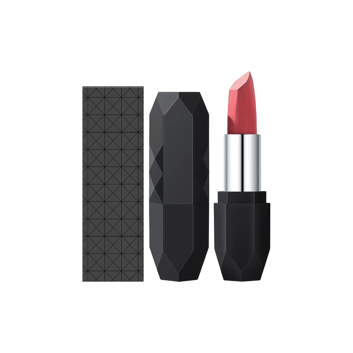 Zephoco Crystal Diamond Long-Wearing Lipstick (04#) Smooth And Fluid