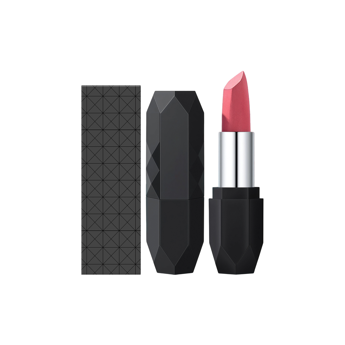 Zephoco Crystal Diamond Long-Wearing Lipstick (05#) Smooth And Fluid