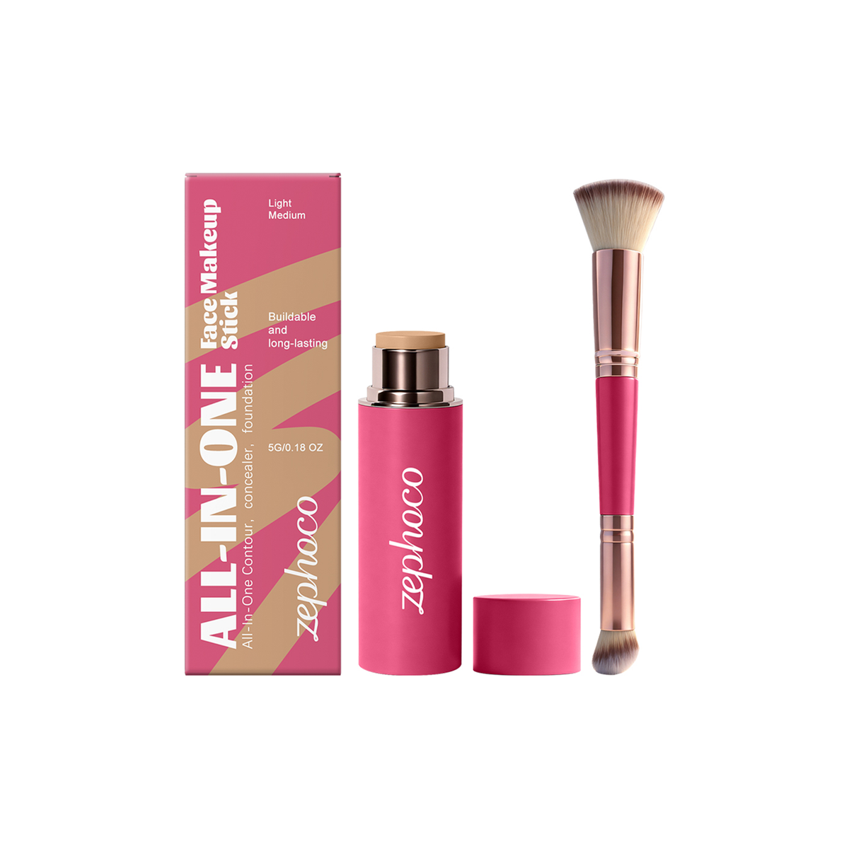 Multifunctional Makeup Stick Set - Medium