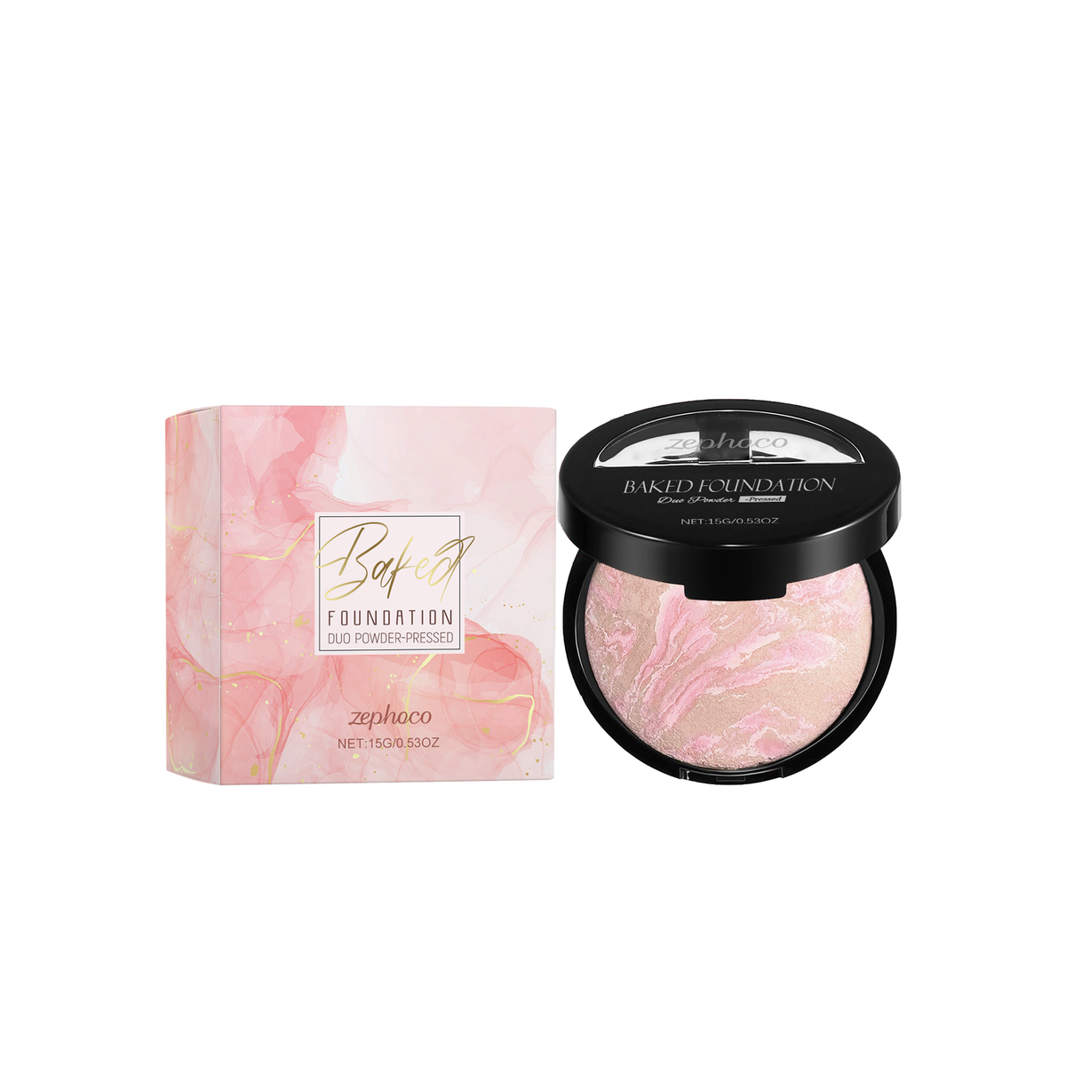 Baked Foundation Duo Powder #01 - Porcelain