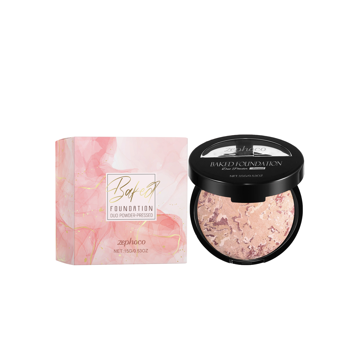 Baked Foundation Duo Powder #04 - Medium Beige