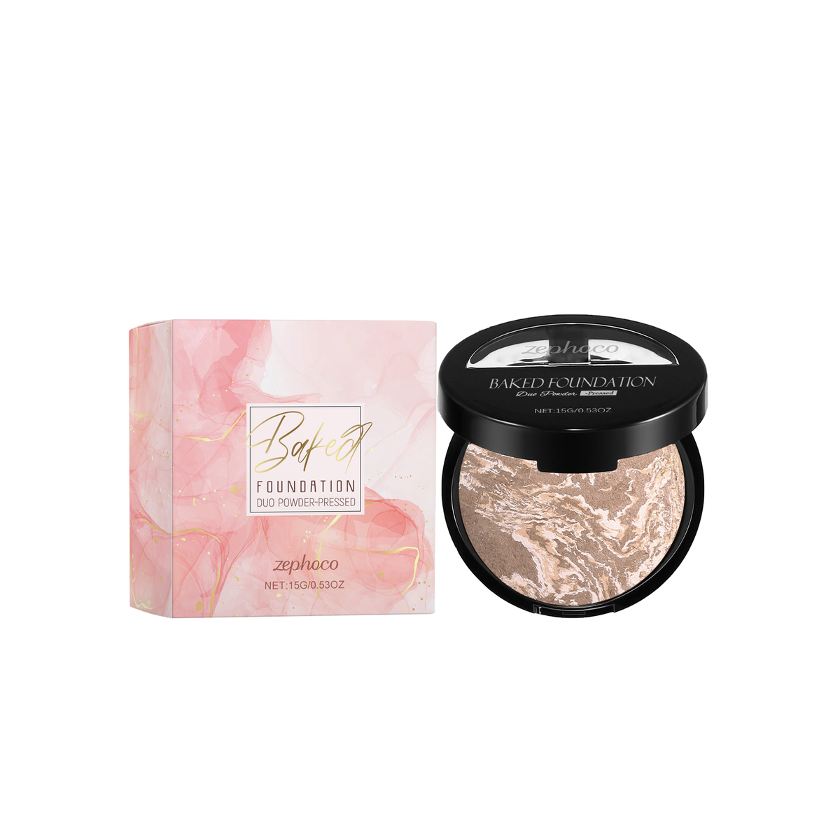 Baked Foundation Duo Powder #05 - Tan
